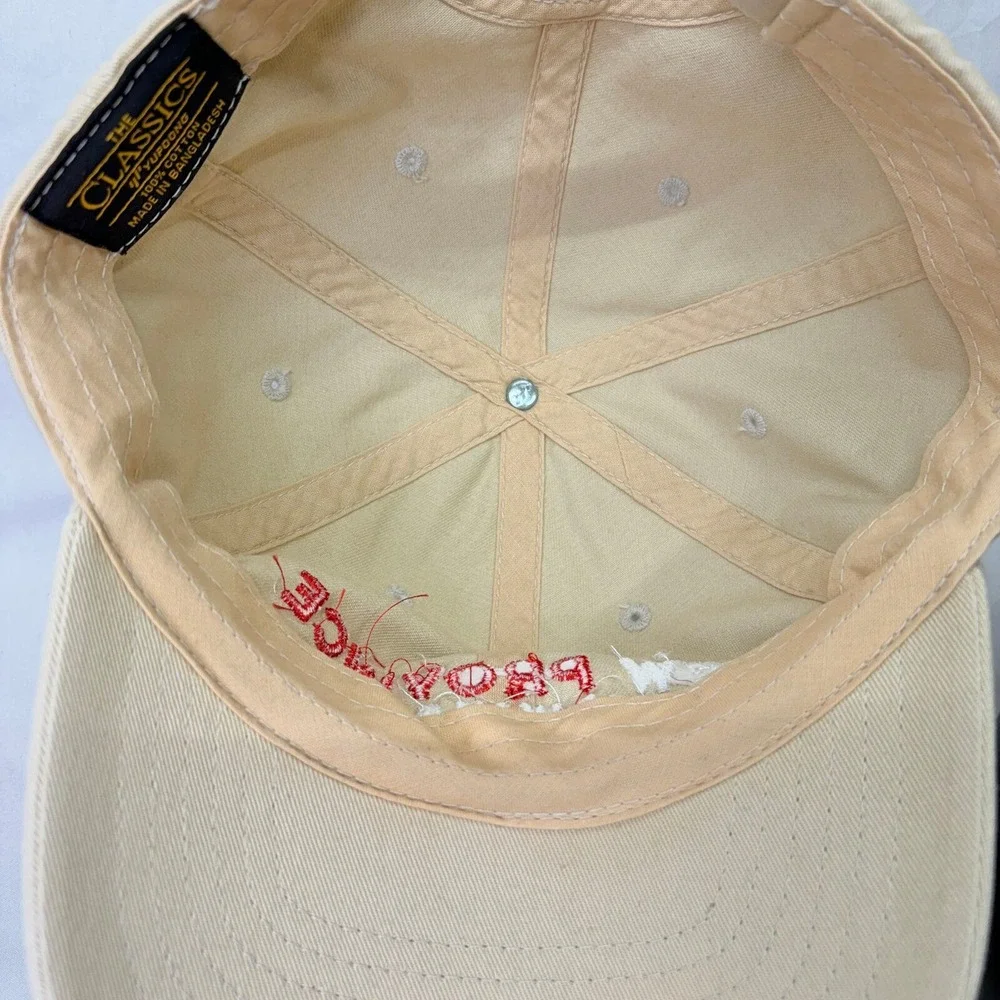 Yupoong New Province Brewing Co Hat Mens OSFA Tan Embroidered Dad Cap